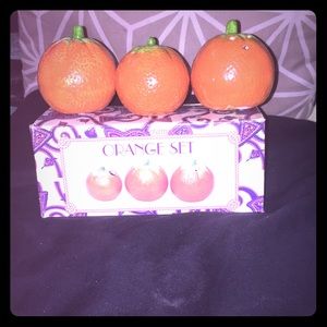 New Orange salt and pepper shaker